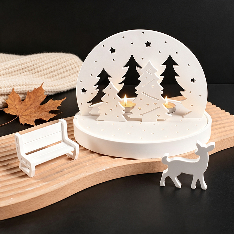 Candle Making Accessories - Cetakan Silikon Tempat Lilin Tealight Rusa