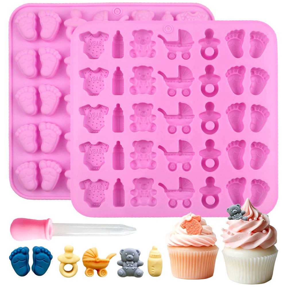 Candle Making Workshop - 2pcs Set Cetakan Silikon 35-Cavity Bentuk