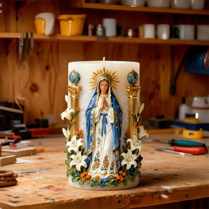 Candle Making Workshop - Cetakan Lilin Gaya Religius Bunda Maria