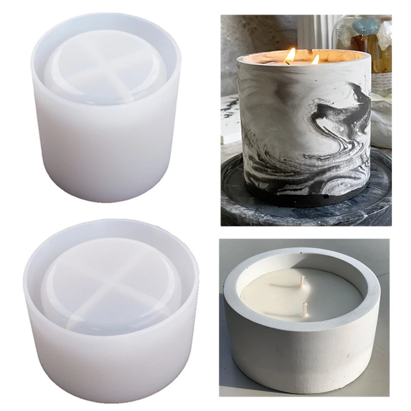 Kraft Box Candle - 3 Ukuran Putaran Semen Cetakan Beton