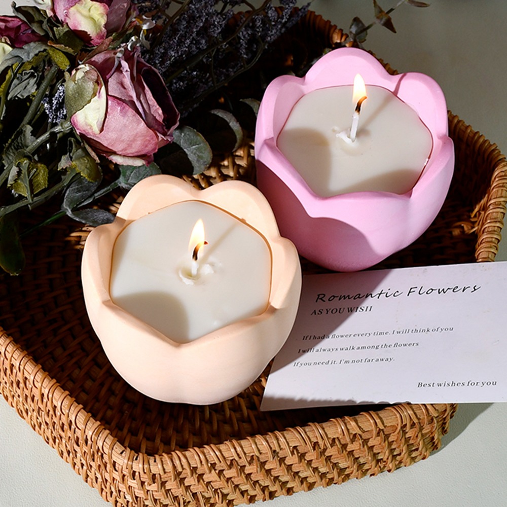 Pemegang Lilin Tulip silikon c - Kraft Box Candle ulasan dan harga