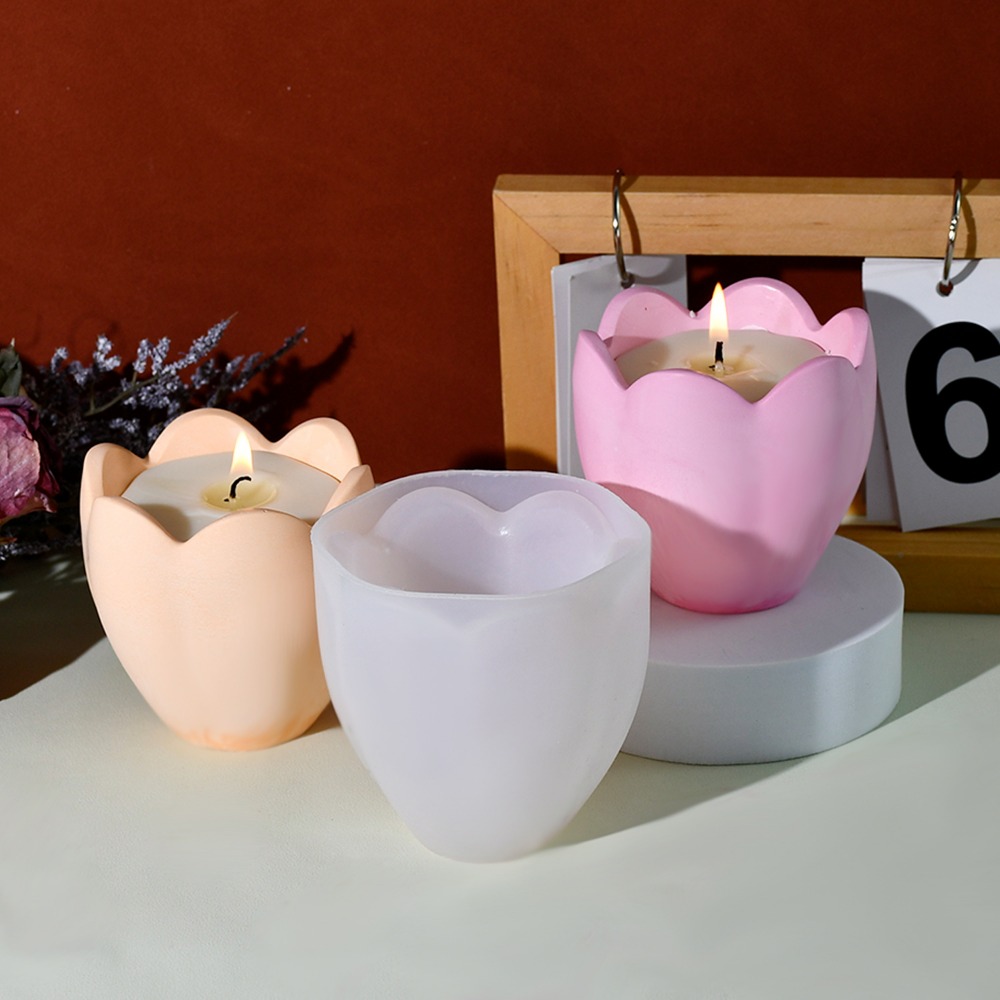 Pemegang Lilin Tulip silikon c - Kraft Box Candle ulasan dan harga