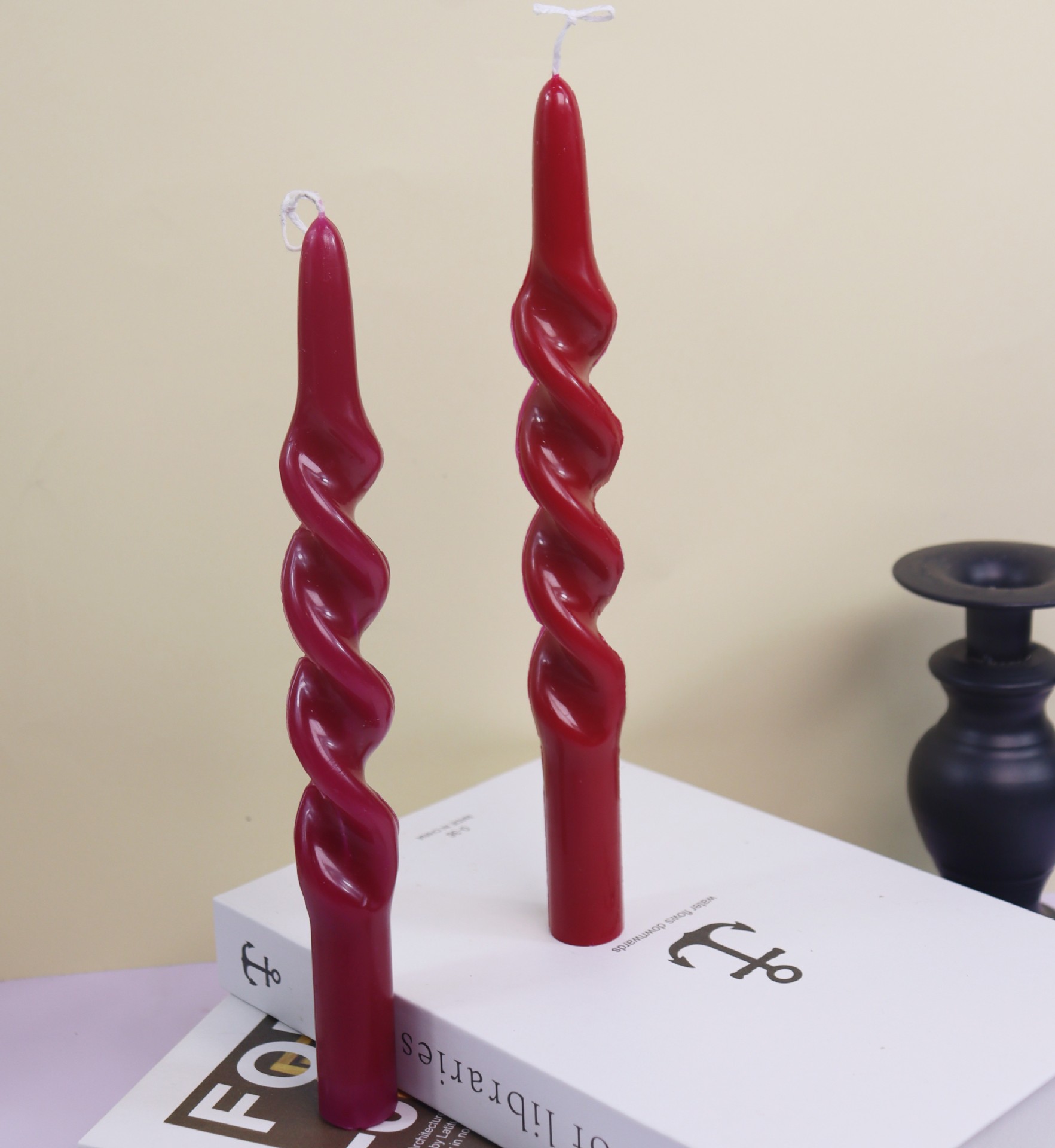 Memutar Garis Kolom Akrilik Ce - Candle Making Workshop ulasan dan harga