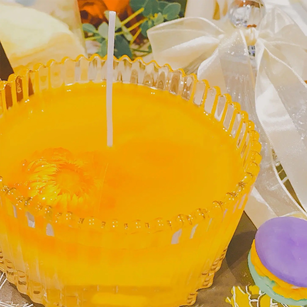 Lilin Jeli Gel Bening Kuning 2 - Candle Making Workshop ulasan dan harga
