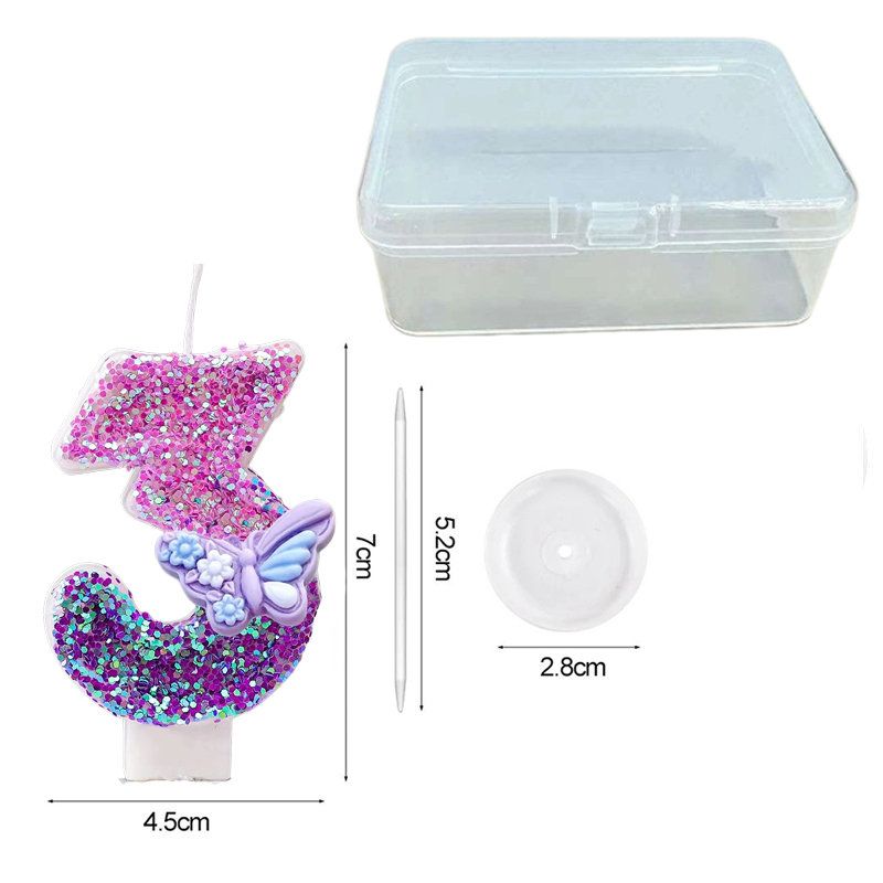 Lilin Ulang Tahun Digital Seri - Paraffin Candle Wax ulasan dan harga