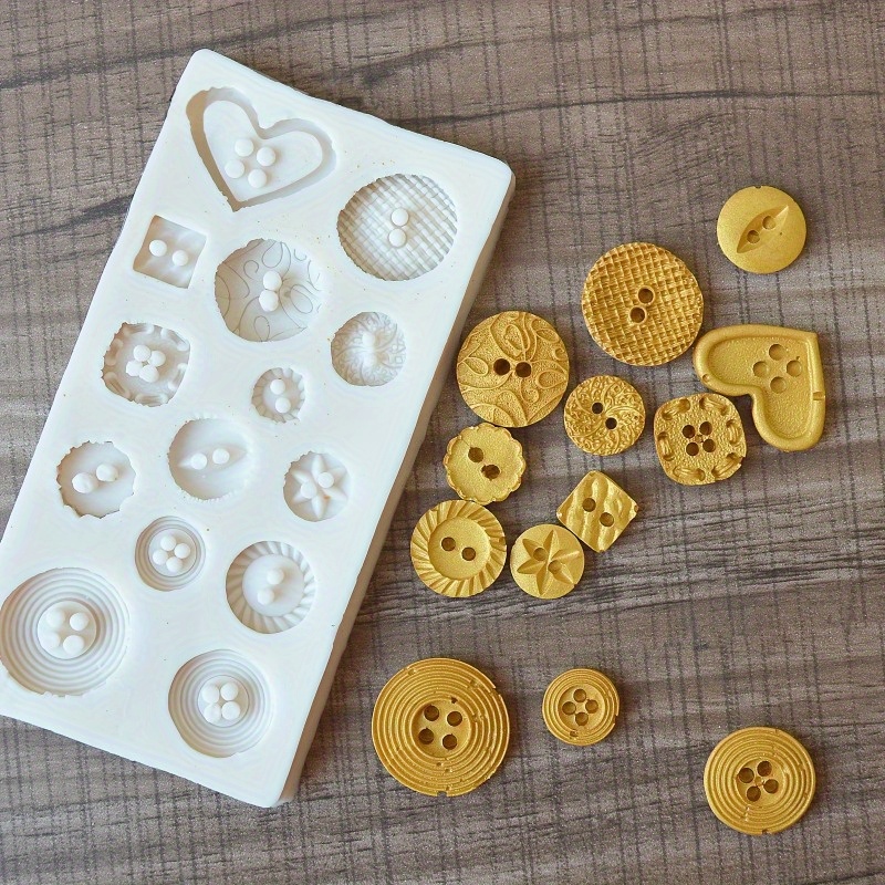 Cetakan Silikon Bentuk Kancing - Candle Making Accessories ulasan dan harga