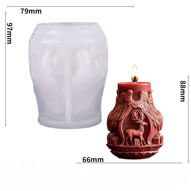 Cetakan Pembuatan Lilin Santa  - Candle Making Accessories ulasan dan harga