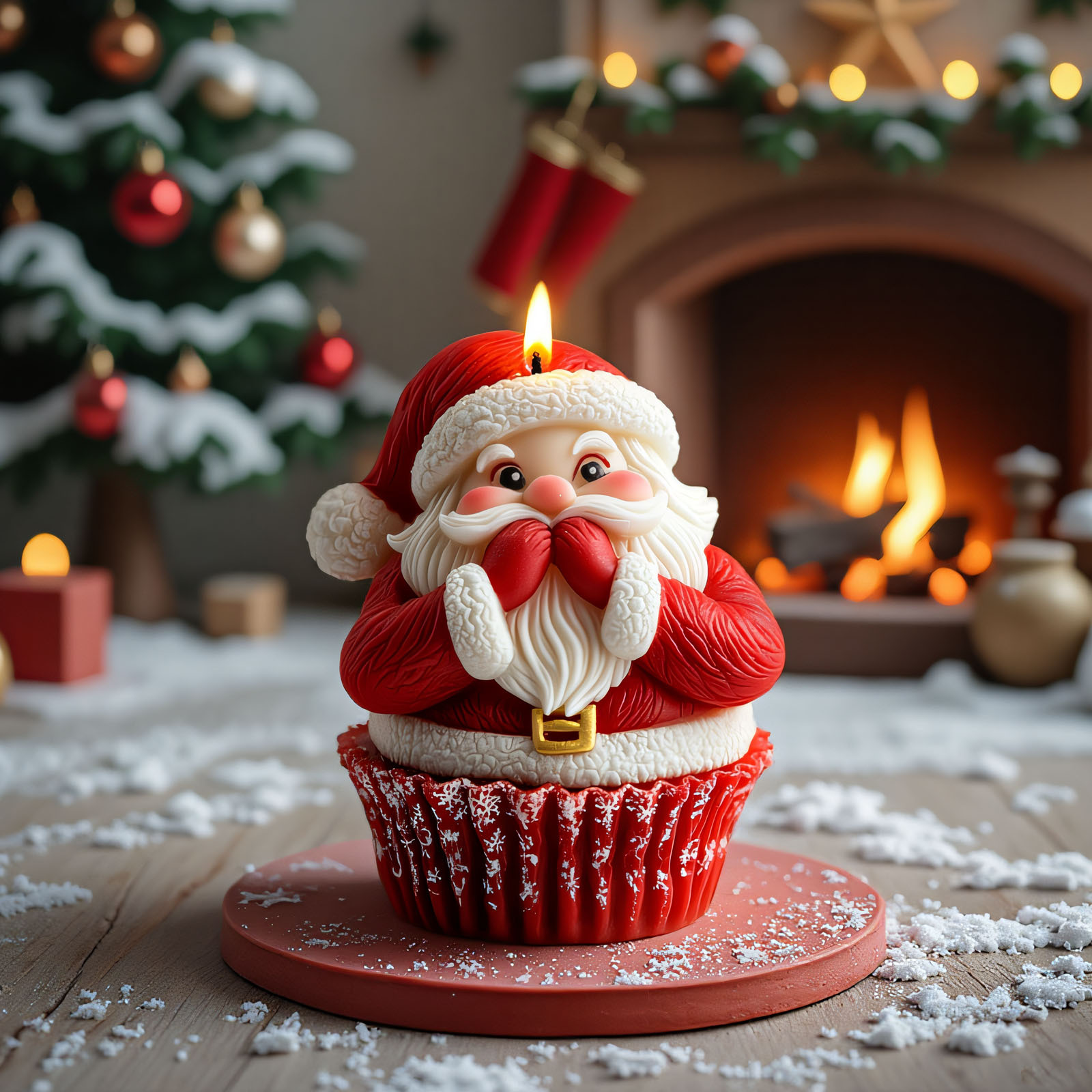 Cetakan Pembuatan Lilin Santa  - Candle Making Accessories ulasan dan harga