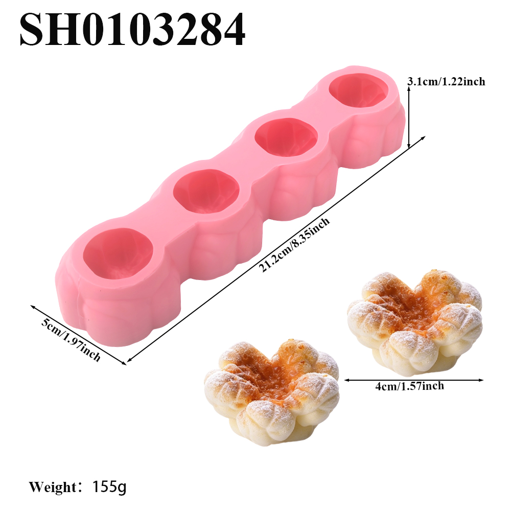 Cetakan Kue Silikon 1 atau 4 S - Candle Making Accessories ulasan dan harga