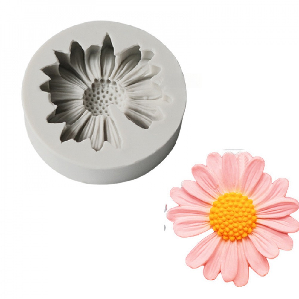 Cetakan Bunga Daisy 3D Cetakan - Candle Making Accessories ulasan dan harga