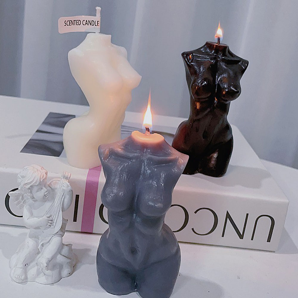 Lilin Aromaterapi Bentuk Tubuh - Paraffin Candle Wax ulasan dan harga