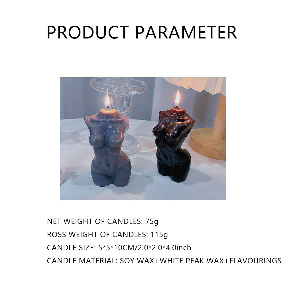 Lilin Aromaterapi Bentuk Tubuh - Paraffin Candle Wax ulasan dan harga