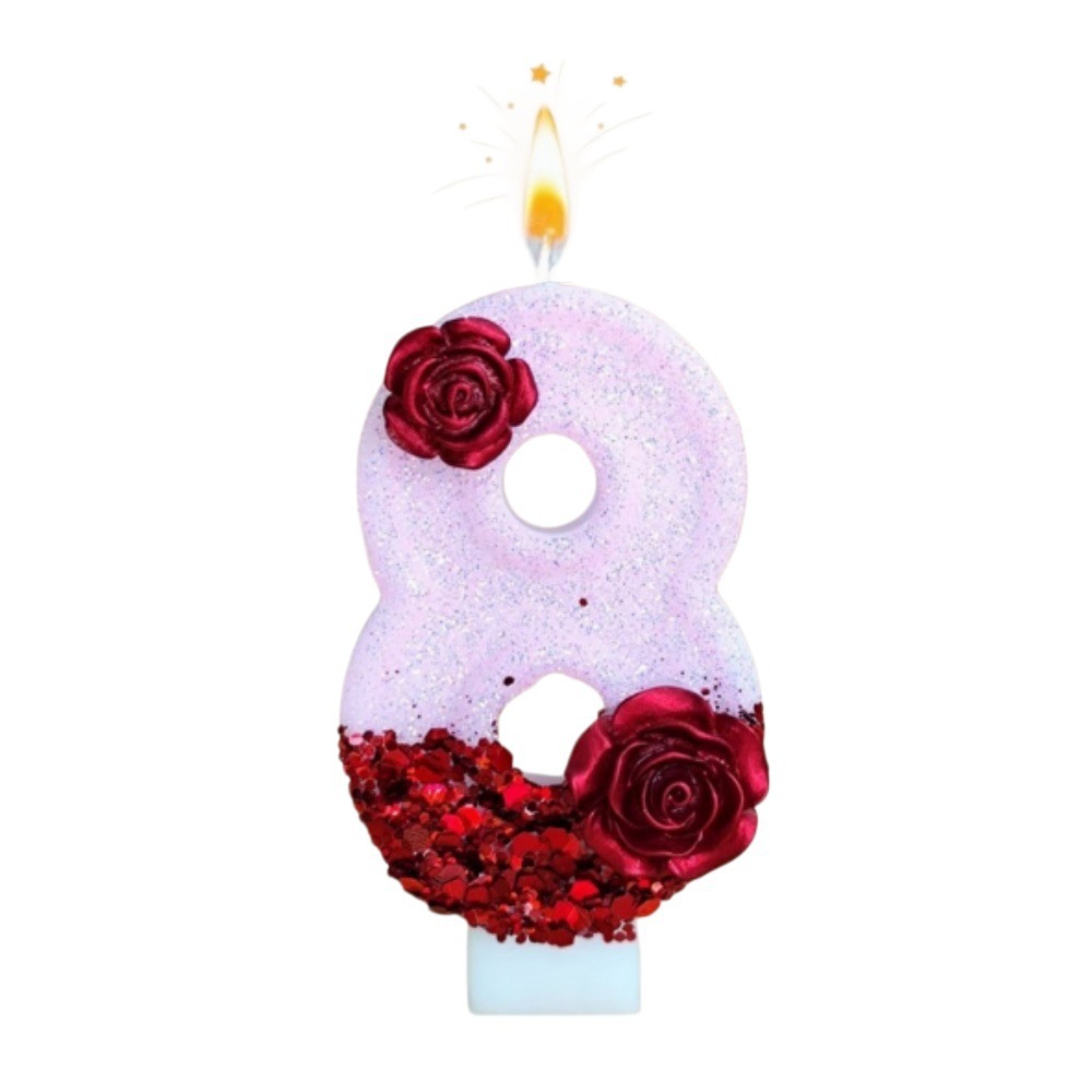 Lilin Ulang Tahun Angka 0 1 2  - Paraffin Candle Wax ulasan dan harga