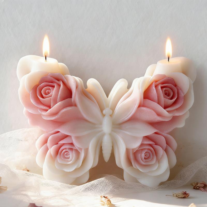 Cetakan Silikon Bentuk Kupu-ku - Candle Making Accessories ulasan dan harga