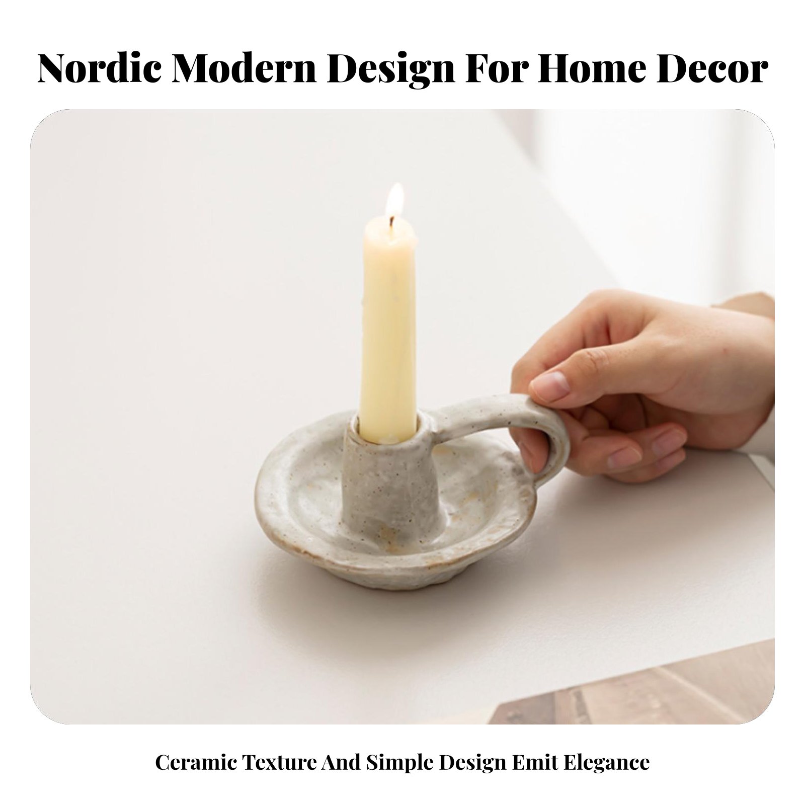 Tempat Lilin Keramik Nordik, D - Paraffin Candle Wax ulasan dan harga